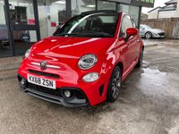 USED 2018 68 ABARTH 500 1.4 595C 3d 144 BHP AN OUTSTANDING ABARTH 595C IN ABARTH RED, LOW MILEAGE ONLY 20.540, ABARTH TRIM, AIR CON, ABARTH OVERMATS,