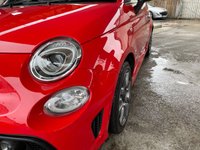 USED 2018 68 ABARTH 500 1.4 595C 3d 144 BHP AN OUTSTANDING ABARTH 595C IN ABARTH RED, LOW MILEAGE ONLY 20.540, ABARTH TRIM, AIR CON, ABARTH OVERMATS,