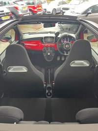 USED 2018 68 ABARTH 500 1.4 595C 3d 144 BHP AN OUTSTANDING ABARTH 595C IN ABARTH RED, LOW MILEAGE ONLY 20.540, ABARTH TRIM, AIR CON, ABARTH OVERMATS,