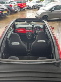 USED 2018 68 ABARTH 500 1.4 595C 3d 144 BHP AN OUTSTANDING ABARTH 595C IN ABARTH RED, LOW MILEAGE ONLY 20.540, ABARTH TRIM, AIR CON, ABARTH OVERMATS,