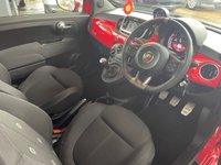 USED 2018 68 ABARTH 500 1.4 595C 3d 144 BHP AN OUTSTANDING ABARTH 595C IN ABARTH RED, LOW MILEAGE ONLY 20.540, ABARTH TRIM, AIR CON, ABARTH OVERMATS,