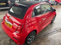 USED 2018 68 ABARTH 500 1.4 595C 3d 144 BHP AN OUTSTANDING ABARTH 595C IN ABARTH RED, LOW MILEAGE ONLY 20.540, ABARTH TRIM, AIR CON, ABARTH OVERMATS,