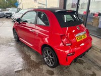 USED 2018 68 ABARTH 500 1.4 595C 3d 144 BHP AN OUTSTANDING ABARTH 595C IN ABARTH RED, LOW MILEAGE ONLY 20.540, ABARTH TRIM, AIR CON, ABARTH OVERMATS,