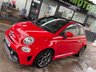USED 2018 68 ABARTH 500 1.4 595C 3d 144 BHP AN OUTSTANDING ABARTH 595C IN ABARTH RED, LOW MILEAGE ONLY 20.540, ABARTH TRIM, AIR CON, ABARTH OVERMATS,