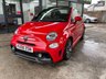 USED 2018 68 ABARTH 500 1.4 595C 3d 144 BHP AN OUTSTANDING ABARTH 595C IN ABARTH RED, LOW MILEAGE ONLY 20.540, ABARTH TRIM, AIR CON, ABARTH OVERMATS,