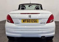 USED 2010 60 PEUGEOT 207 1.6 CC GT 2d 120 BHP Low mileage 29460 miles , Bianca White,