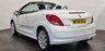 USED 2010 60 PEUGEOT 207 1.6 CC GT 2d 120 BHP Low mileage 29460 miles , Bianca White,