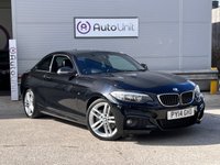 USED 2014 14 BMW 2 SERIES 2.0 220D M SPORT 2d 181 BHP SAT NAV | LEATHER SEATS | AUTOMATIC HEADLIGHTS | PARKING SESNORS | UPGRADED BLUETOOTH
