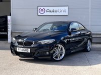 USED 2014 14 BMW 2 SERIES 2.0 220D M SPORT 2d 181 BHP SAT NAV | LEATHER SEATS | AUTOMATIC HEADLIGHTS | PARKING SESNORS | UPGRADED BLUETOOTH