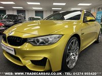 USED 2016 66 BMW M4 COMPETITION PACK COUPE DCT AUTO BITURBO  UK DELIVERY FLAT FEE &pound;100*OVER 100 IMAGES ON OUR WEBSITE*BESPOKE FINANCE ARRANGED*PART EXCHANGE WELCOME*ALL VEHICLES HPI CLEAR