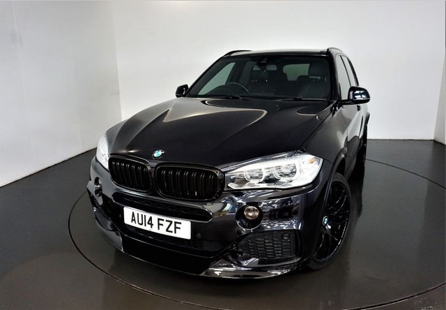 2014 14 BMW X5 3.0 XDRIVE30D M SPORT 5d-BLACK DAKOTA LEATHER-ADAPTIVE M CHASSIS-REVERSE CAMERA-SUN PROTECTION GLAZING-ELECTRIC MEMORY SEAT-HEATED FRONT SEATS-ALUMINIUM HEXAGON INTERIOR TRIM-PARKING SENSORS-XENON LIGHTS-PROFESSIONAL NAVIGATION-DAB RADIO-CLIMATE CONTROL