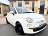 USED 2013 63 FIAT 500 1.2 LOUNGE 3d 69 BHP BLACK WHEELS+PRIVACY WINDOWS+CLEAN!