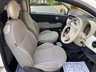USED 2013 63 FIAT 500 1.2 LOUNGE 3d 69 BHP BLACK WHEELS+PRIVACY WINDOWS+CLEAN!