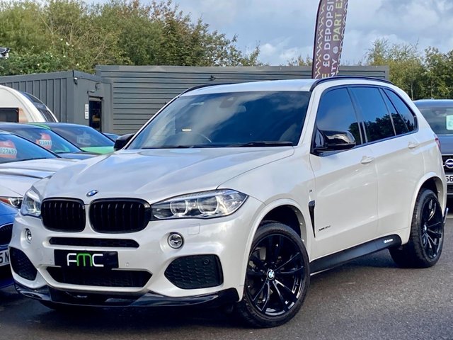 2015 65 BMW X5 3.0d XDRIVE 30D M SPORT **7 Seats - Pearl White - Low Miles**