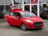 USED 2014 14 FORD FIESTA 1.0 ZETEC 5d 99 BHP Finished in RACE RED with contrasting GREY Cloth interior trim. This Fiesta is a small family 5 door car that you can really enjoy driving. Economical and cheap to run, stylish to look at and some great features. Specification includes, Zero road tax, B/Tooth, Alloys, Air Con, Heated front Screen and much more, makes this a must for the first time driver or small family. Just serviced with 12 months MOT.