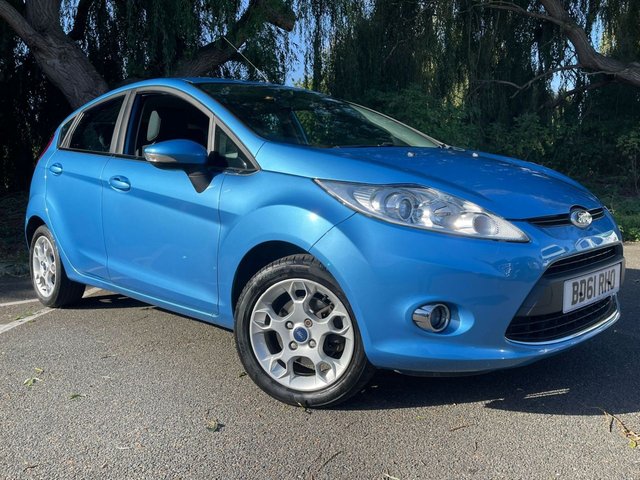 2012 61 Ford Fiesta 1.2 ZETEC 5d 81 BHP