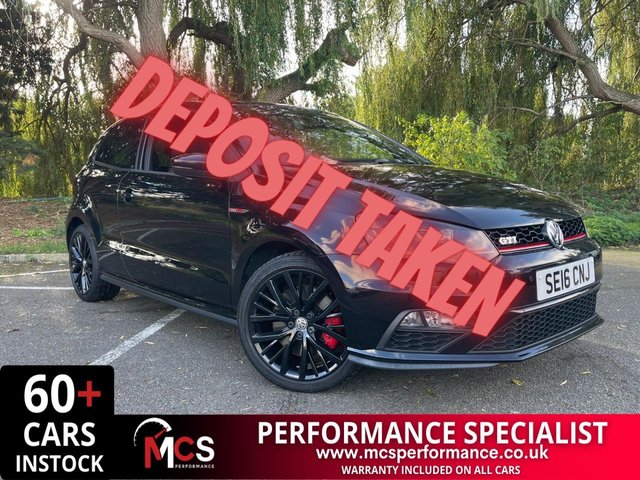 2016 16 VOLKSWAGEN POLO 1.8 GTI 3d 189 BHP 5 SERVICES IN THE BOOK, NEW DISCS AND PADS FRONT AND REAR AND BRAKE FLUID CHANGE. APPLE CARPLAY, APP CONNECT, FOLDING MIRRORS, PARKING PACK