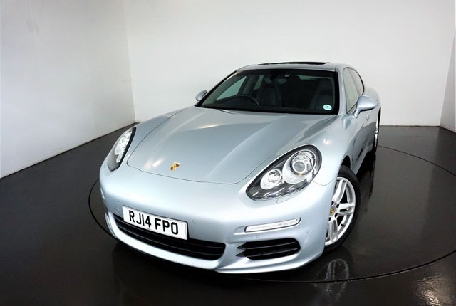 2014 14 Porsche Panamera 3.0 D V6 TIPTRONIC 5d AUTO-2 FORMER KEEPERS-HEATED BLACK LEATHER SEATS-19