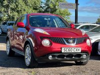 USED 2011 60 NISSAN JUKE 1.6 ACENTA PREMIUM 5d 117 BHP BLUETOOTH + AUX + REVERSING CAMERA + SAT NAV +  CLIMATE CONTROL + SPORT / NORMAL / ECO DRIVING MODES