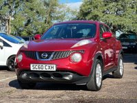USED 2011 60 NISSAN JUKE 1.6 ACENTA PREMIUM 5d 117 BHP BLUETOOTH + AUX + REVERSING CAMERA + SAT NAV +  CLIMATE CONTROL + SPORT / NORMAL / ECO DRIVING MODES