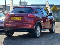 USED 2011 60 NISSAN JUKE 1.6 ACENTA PREMIUM 5d 117 BHP BLUETOOTH + AUX + REVERSING CAMERA + SAT NAV +  CLIMATE CONTROL + SPORT / NORMAL / ECO DRIVING MODES