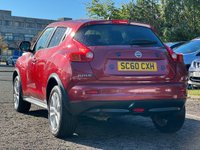 USED 2011 60 NISSAN JUKE 1.6 ACENTA PREMIUM 5d 117 BHP BLUETOOTH + AUX + REVERSING CAMERA + SAT NAV +  CLIMATE CONTROL + SPORT / NORMAL / ECO DRIVING MODES