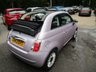 USED 2012 62 FIAT 500C 1.2 LOUNGE 3d 69 BHP CONVERTIBLE *RARE COLOUR + FULL LEATHER* *Optional extra Full Leather Seats* Service History + Just Serviced, MOT until August 2024, Convertible, Great fuel economy! Only &pound;30 Road Tax!