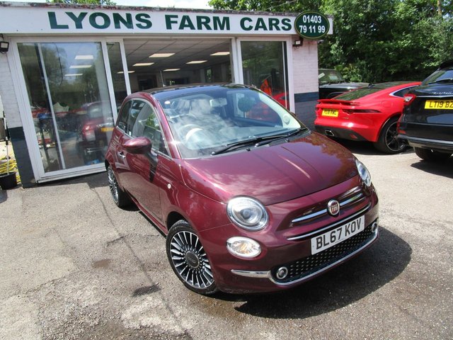 2018 67 Fiat 500 1.2 LOUNGE 3d 69 BHP NEW SHAPE *16
