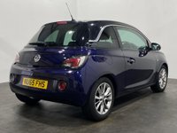 USED 2015 65 VAUXHALL ADAM 1.4 GLAM 3d 85 BHP Pearlescent blue, glass roof, 17" Technical grey alloy wheels