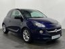 USED 2015 65 VAUXHALL ADAM 1.4 GLAM 3d 85 BHP Pearlescent blue, glass roof, 17" Technical grey alloy wheels