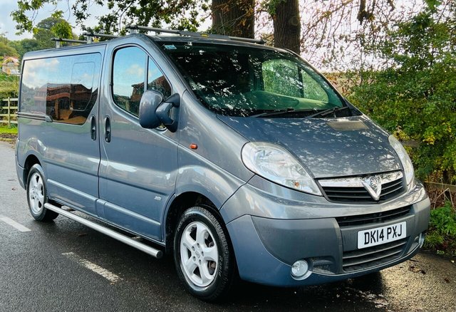 2014 14 Vauxhall Vivaro 2.0 2900 CDTI SPORTIVE DCB 113 BHP 6 SEATS NO VAT!
