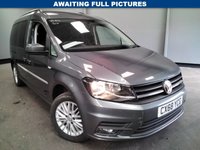 USED 2018 68 VOLKSWAGEN CADDY MAXI 2.0 C20 LIFE TDI 5d 101 BHP 7 SEATS CRUISE PARKING SENSORS 1 OWNER 6 MONTHS GOLD WARRANTY