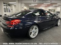 USED 2013 13 BMW 6 SERIES BMW 640D TWIN TURBO DIESEL M SPORT GRAN COUPE 4 DOOR 8 SPEED AUTO UK DELIVERY FLAT FEE &pound;175*OVER 100 IMAGES ON OUR WEBSITE*BESPOKE FINANCE ARRANGED*PART EXCHANGE WELCOME*ALL VEHICLES HPI CLEAR