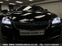 USED 2013 13 BMW 6 SERIES BMW 640D TWIN TURBO DIESEL M SPORT GRAN COUPE 4 DOOR 8 SPEED AUTO UK DELIVERY FLAT FEE &pound;175*OVER 100 IMAGES ON OUR WEBSITE*BESPOKE FINANCE ARRANGED*PART EXCHANGE WELCOME*ALL VEHICLES HPI CLEAR