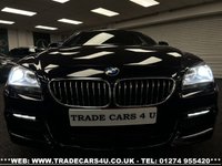 USED 2013 13 BMW 6 SERIES BMW 640D TWIN TURBO DIESEL M SPORT GRAN COUPE 4 DOOR 8 SPEED AUTO UK DELIVERY FLAT FEE &pound;175*OVER 100 IMAGES ON OUR WEBSITE*BESPOKE FINANCE ARRANGED*PART EXCHANGE WELCOME*ALL VEHICLES HPI CLEAR