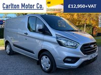 USED 2019 19 FORD TRANSIT CUSTOM 2.0 280 TDCi 130 TREND L1 H1 LOW ROOF P/V FULL FORD  SERVICE HISTORY