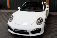 USED 2014 64 PORSCHE 911 3.8 TURBO S PDK 2d 560 BHP BURMESTER STEREO SYSTEM, CERAMIC BRAKES (PCCB), REAR CAMERA, PANORAMIC SUNROOF, FAB SPEED STAINLESS  EXHAUST,  SPORTS CHRONO PLUS, INTERIOR CARBON AND MORE!