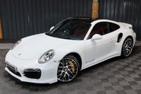 USED 2014 64 PORSCHE 911 3.8 TURBO S PDK 2d 560 BHP BURMESTER STEREO SYSTEM, CERAMIC BRAKES (PCCB), REAR CAMERA, PANORAMIC SUNROOF, FAB SPEED STAINLESS  EXHAUST,  SPORTS CHRONO PLUS, INTERIOR CARBON AND MORE!