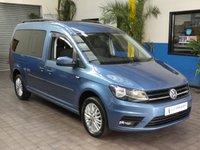 USED 2018 18 VOLKSWAGEN CADDY MAXI 2.0 C20 LIFE TDI 5d 148 BHP DSG 7 SEAT SAT NAV PARKING SENSORS VW SERVICE HISTORY 2 OWNERS FROM NEW
