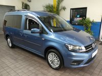 USED 2018 18 VOLKSWAGEN CADDY MAXI 2.0 C20 LIFE TDI 5d 148 BHP DSG 7 SEAT SAT NAV PARKING SENSORS VW SERVICE HISTORY 2 OWNERS FROM NEW
