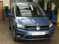 USED 2018 18 VOLKSWAGEN CADDY MAXI 2.0 C20 LIFE TDI 5d 148 BHP DSG 7 SEAT SAT NAV PARKING SENSORS VW SERVICE HISTORY 2 OWNERS FROM NEW