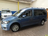 USED 2018 18 VOLKSWAGEN CADDY MAXI 2.0 C20 LIFE TDI 5d 148 BHP DSG 7 SEAT SAT NAV PARKING SENSORS VW SERVICE HISTORY 2 OWNERS FROM NEW