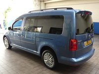 USED 2018 18 VOLKSWAGEN CADDY MAXI 2.0 C20 LIFE TDI 5d 148 BHP DSG 7 SEAT SAT NAV PARKING SENSORS VW SERVICE HISTORY 2 OWNERS FROM NEW