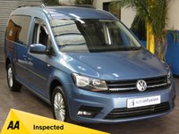USED 2018 18 VOLKSWAGEN CADDY MAXI 2.0 C20 LIFE TDI 5d 148 BHP DSG 7 SEAT SAT NAV PARKING SENSORS VW SERVICE HISTORY 2 OWNERS FROM NEW