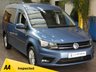 USED 2018 18 VOLKSWAGEN CADDY MAXI 2.0 C20 LIFE TDI 5d 148 BHP DSG 7 SEAT SAT NAV PARKING SENSORS VW SERVICE HISTORY 2 OWNERS FROM NEW