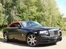 USED 2017 17 ROLLS-ROYCE DAWN 6.6 V12 2d 563 BHP MEGA SPEC BLACK/RED 14K HUD AC