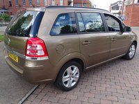 USED 2013 63 VAUXHALL ZAFIRA 1.6 EXCLUSIV 5d 113 BHP ......One Owner.....7 Seats