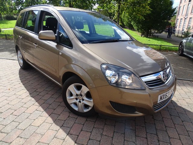 2013 63 Vauxhall Zafira 1.6 EXCLUSIV 5d 113 BHP