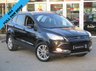 USED 2013 63 FORD KUGA 2.0 TITANIUM X TDCI 5d 160 BHP Finished in PANTHER BLACK with contrasting HEATED LEATHER TRIM. This Kuga is a great choice if you like driving. It's one of the most enjoyable, practical and fun family SUV's around. Features include PAN ROOF, DAB, Electric Power Boot, Heated Full Leather, Cruise Control, 18" Alloys, B/Tooth and much more. Dealer serviced at 9081 miles, 22493 miles, 31846 miles, 40381 miles, 48609 miles, 61533 miles and at 65966 miles on arrival at EMC.