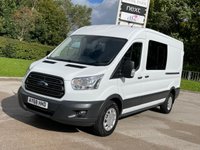 USED 2018 68 FORD TRANSIT 2.0 350 TREND L3 H2 P/V DCIV 129 BHP PRICE 20950 + VAT TOTAL 25140